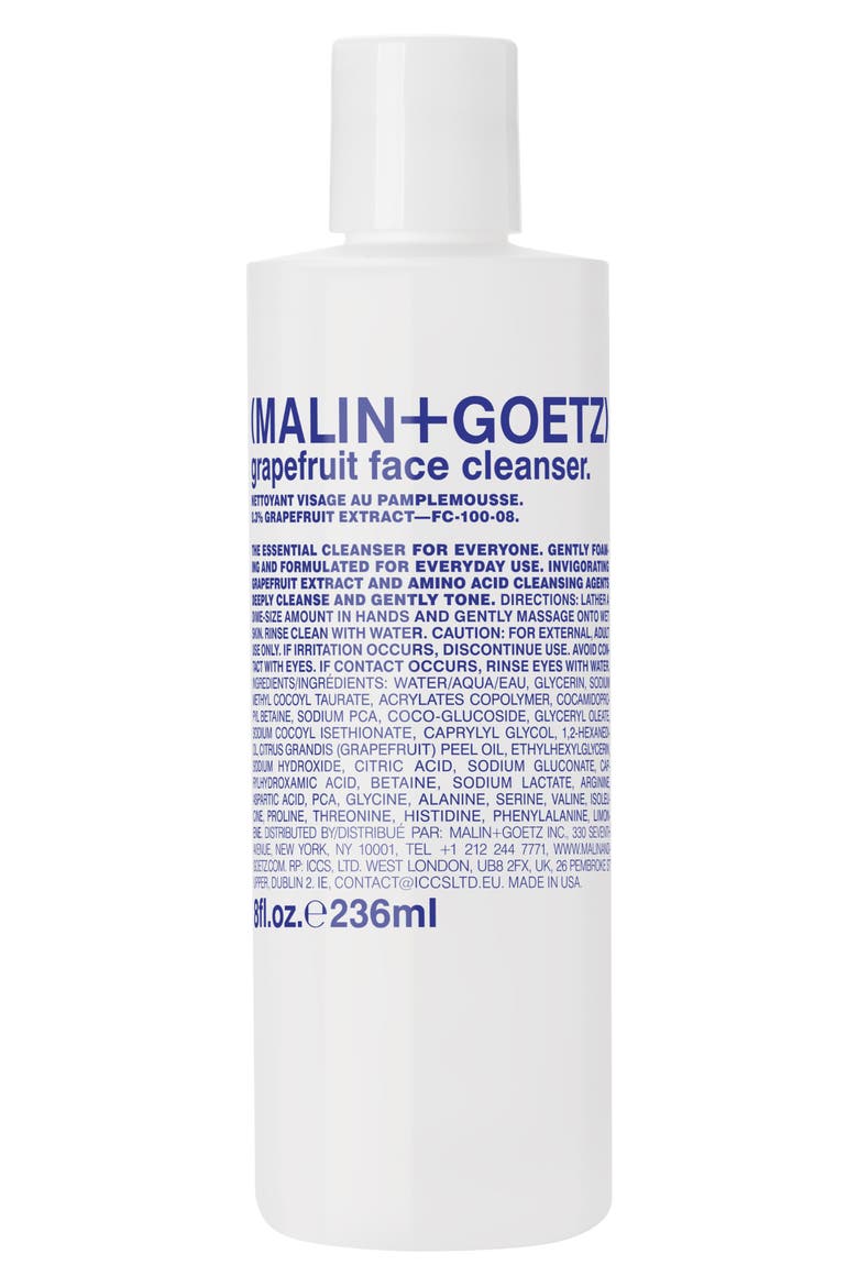 Grapefruit Face Cleanser, Main, color, WHITE