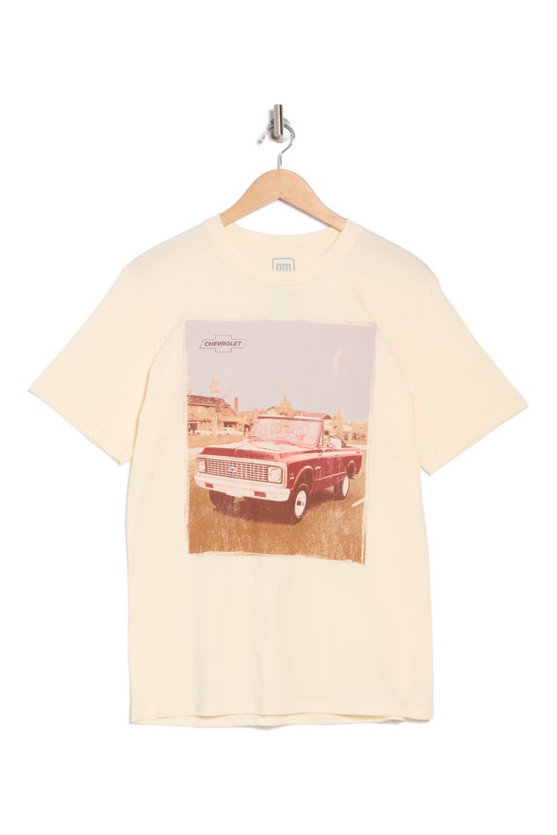 Chevrolet Cotton Graphic T-Shirt, Alternate, color, NATURAL