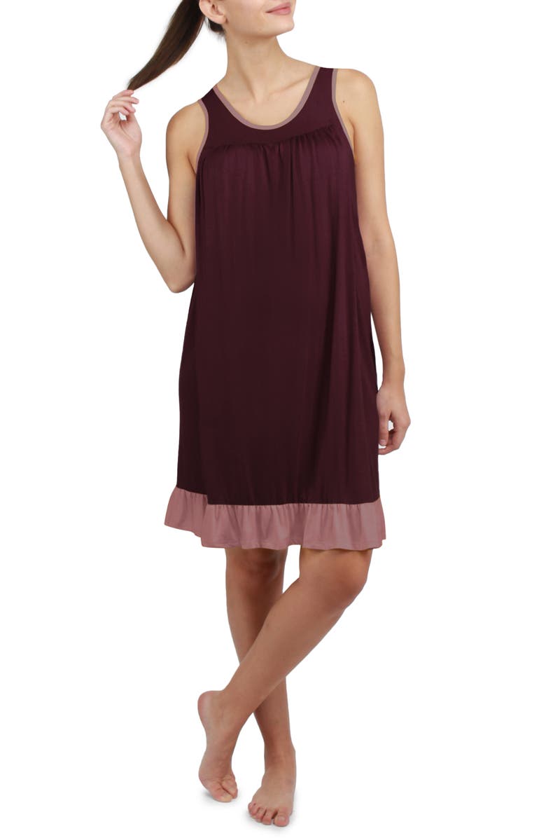 Savi Mom Paris Maternity/Nursing Nightie, Main, color, 