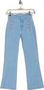 Derek Lam 10 Crosby Robertson Sailor Crop Flare Leg Jeans