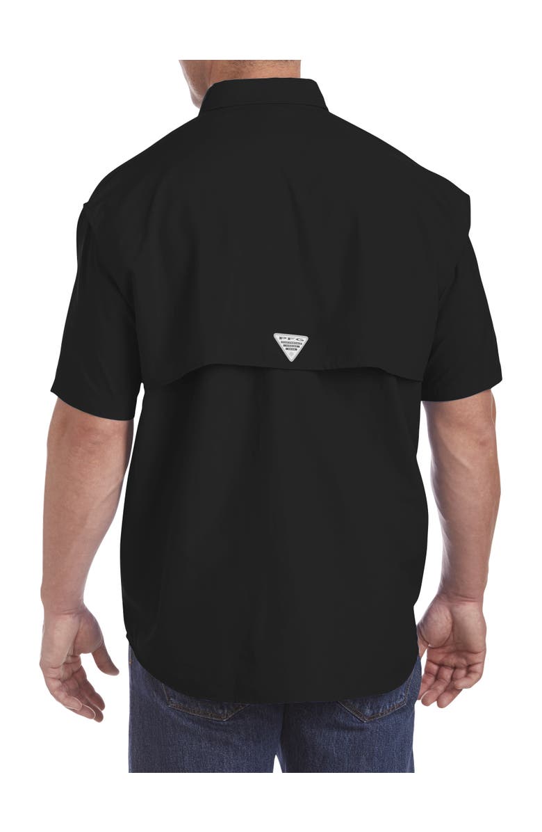 Columbia Big & Tall PFG Bahama II Short-Sleeve Sport Shirt, Alternate, color, Black