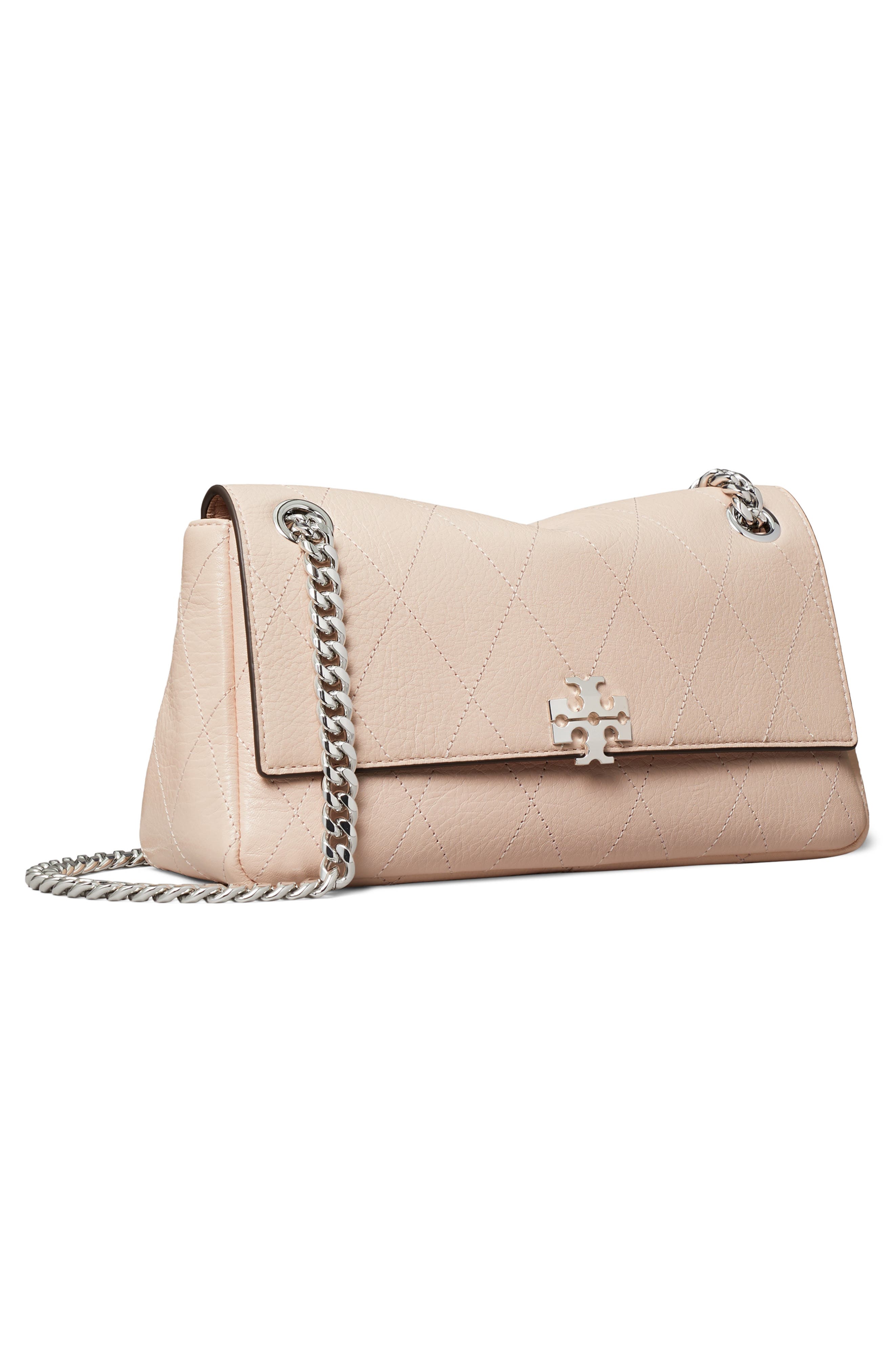 Small Charlie Leather Shoulder Bag, Alternate, color, SOFT PINK