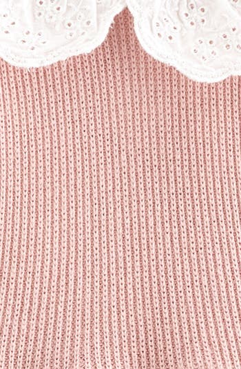 Scalloped Collar Sweater Dress