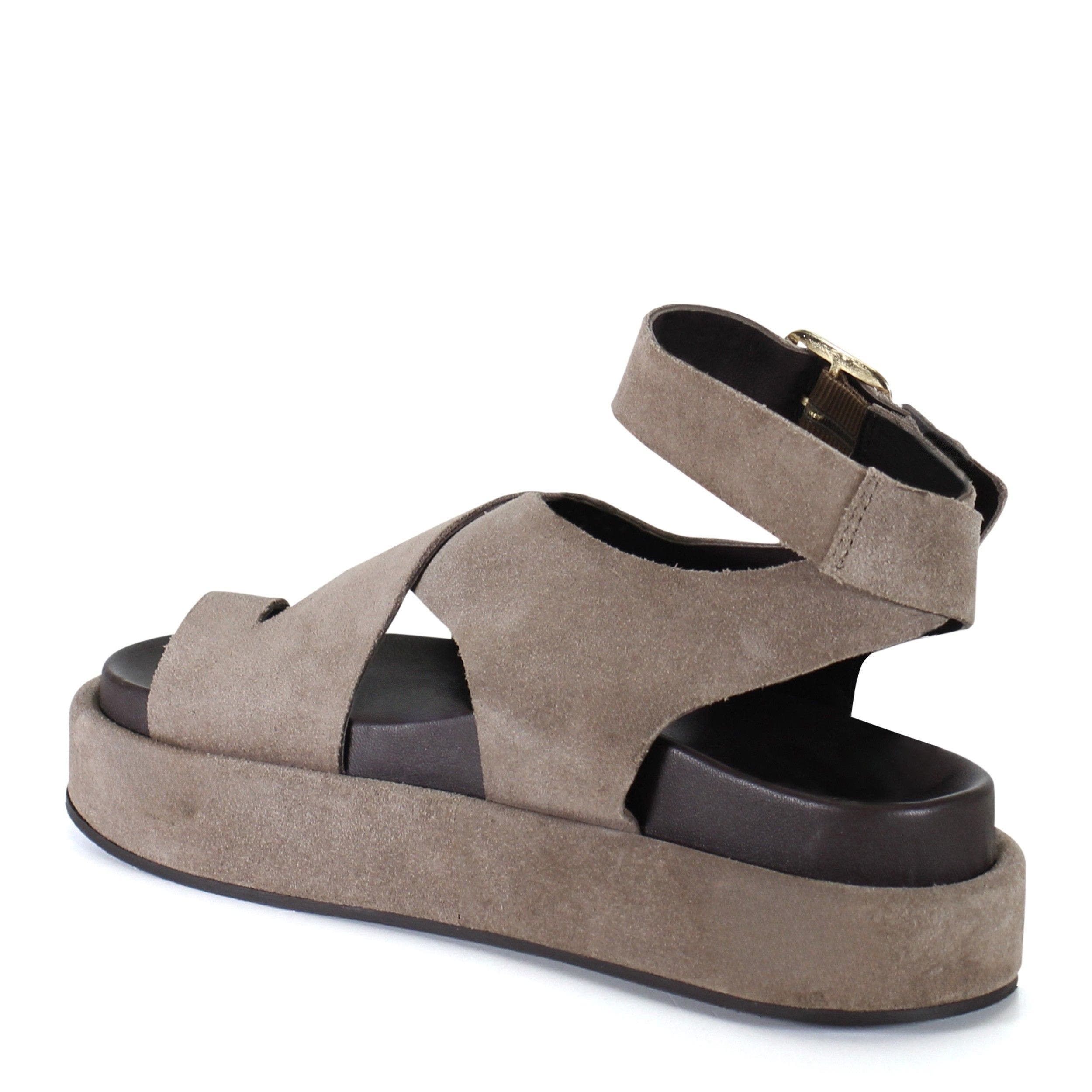 DibaTrue SUGAR FIX Platform Sandal, Alternate, color, Taupe