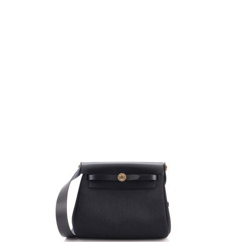 Herbag Zip Toile and Leather 20