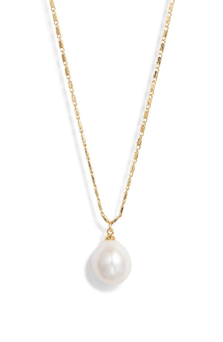 Nordstrom Demi Fine Freshwater Pearl Pendant Necklace, Main, color,