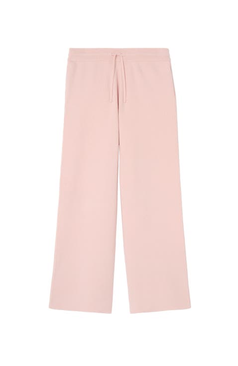 Cashmere Blend Track Pants