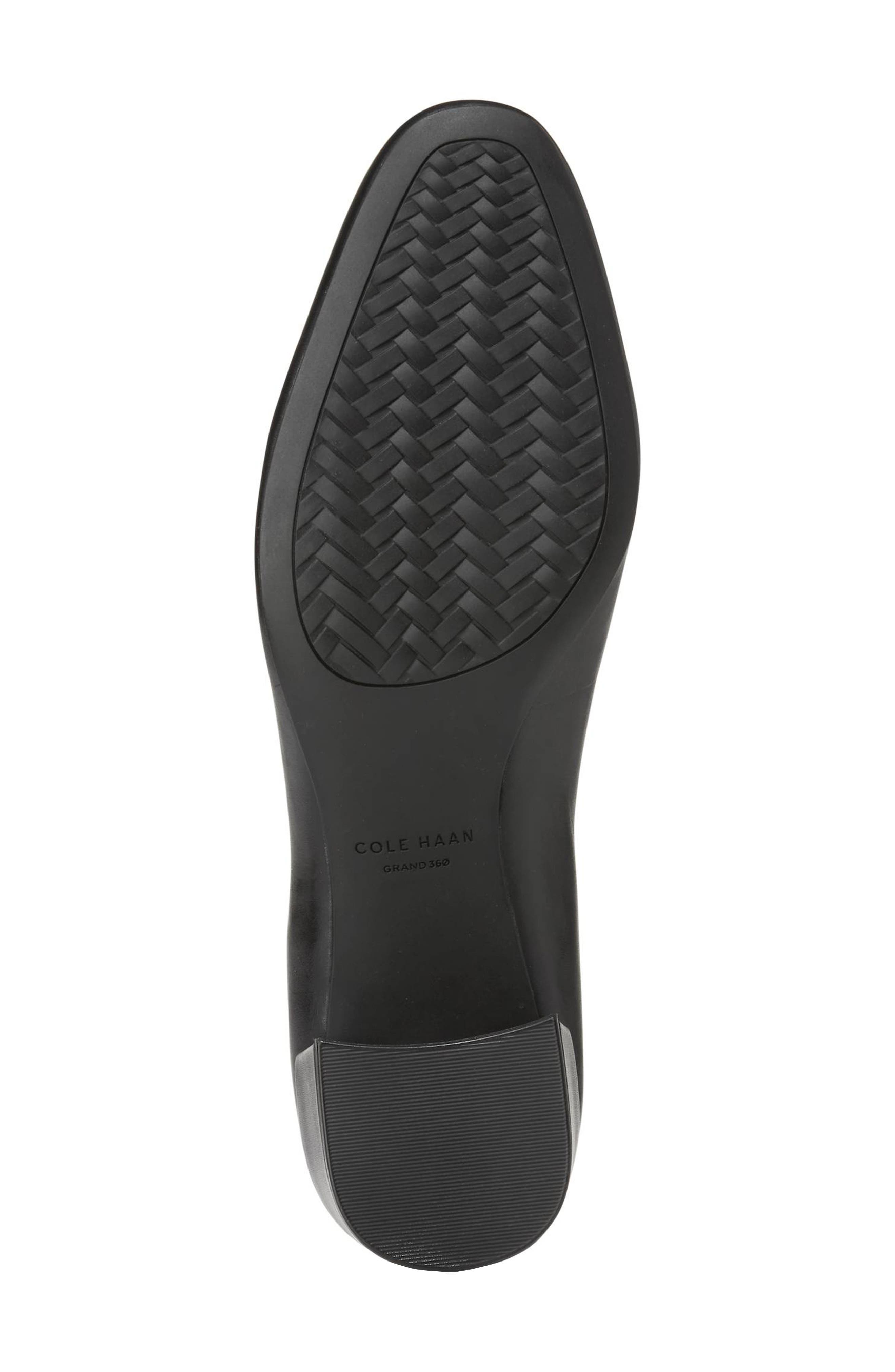 Cole Haan Go-To Shayla Block Heel Pump, Alternate, color, Black Leather