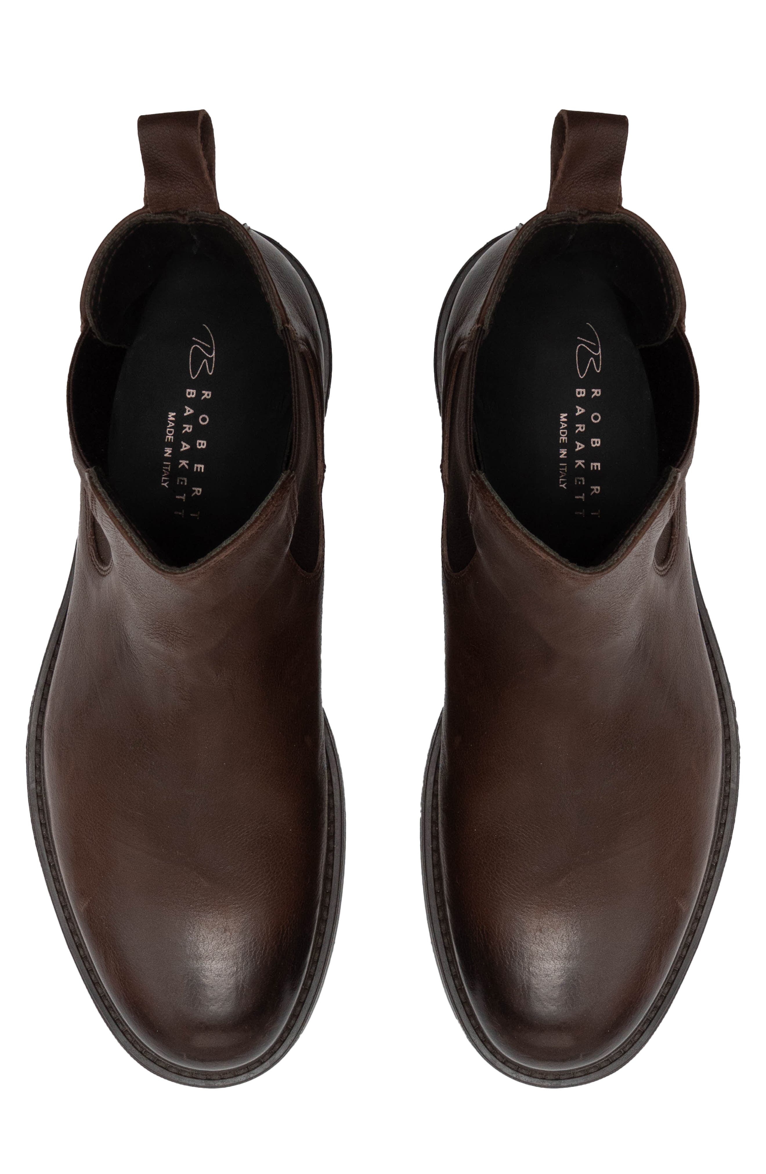 Nathan Leather Chelsea Boot, Alternate, color, CHOCOLATE