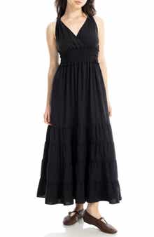 Empire Waist Tiered Maxi Dress