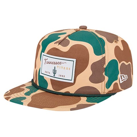 Men's New Era  Camo Tennessee Titans Duck Rope 19TWENTY Snapback Hat