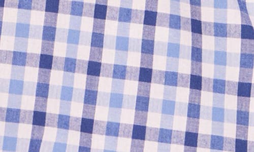 PETITE PLUME PETITE PLUME GINGHAM BRUSHED COTTON TWILL SHORT PAJAMAS