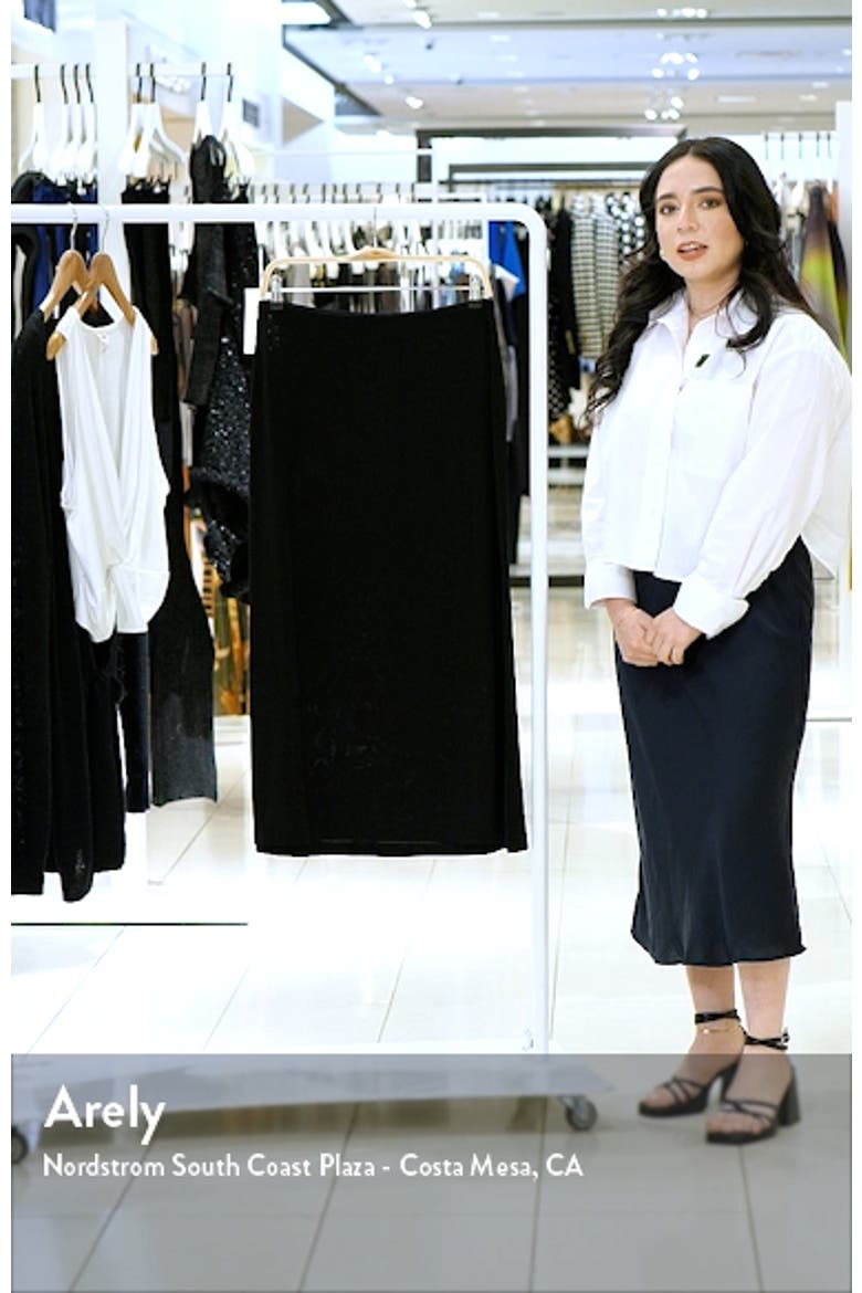 Pull-On Midi Skirt video