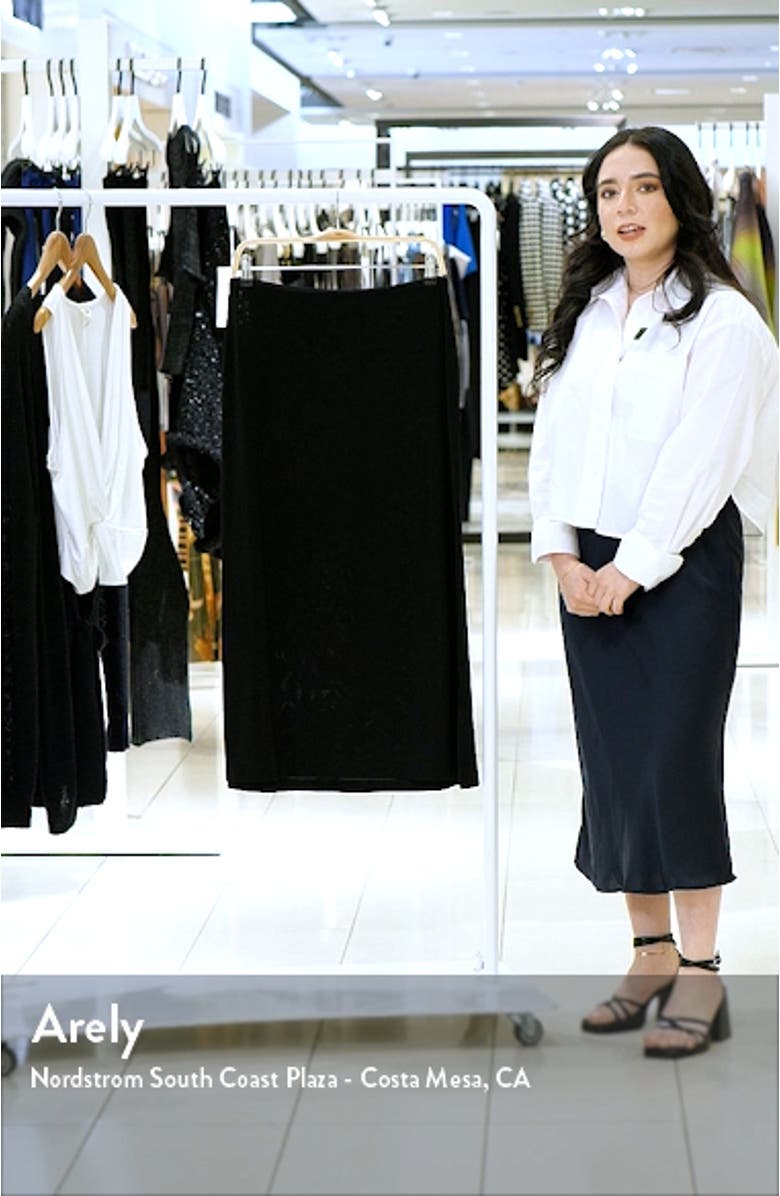 Pull-On Midi Skirt, sales video thumbnail