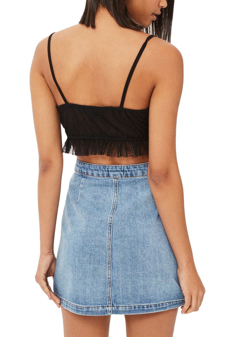 Floral Lace Bralet, Alternate, color, BLACK MULTI