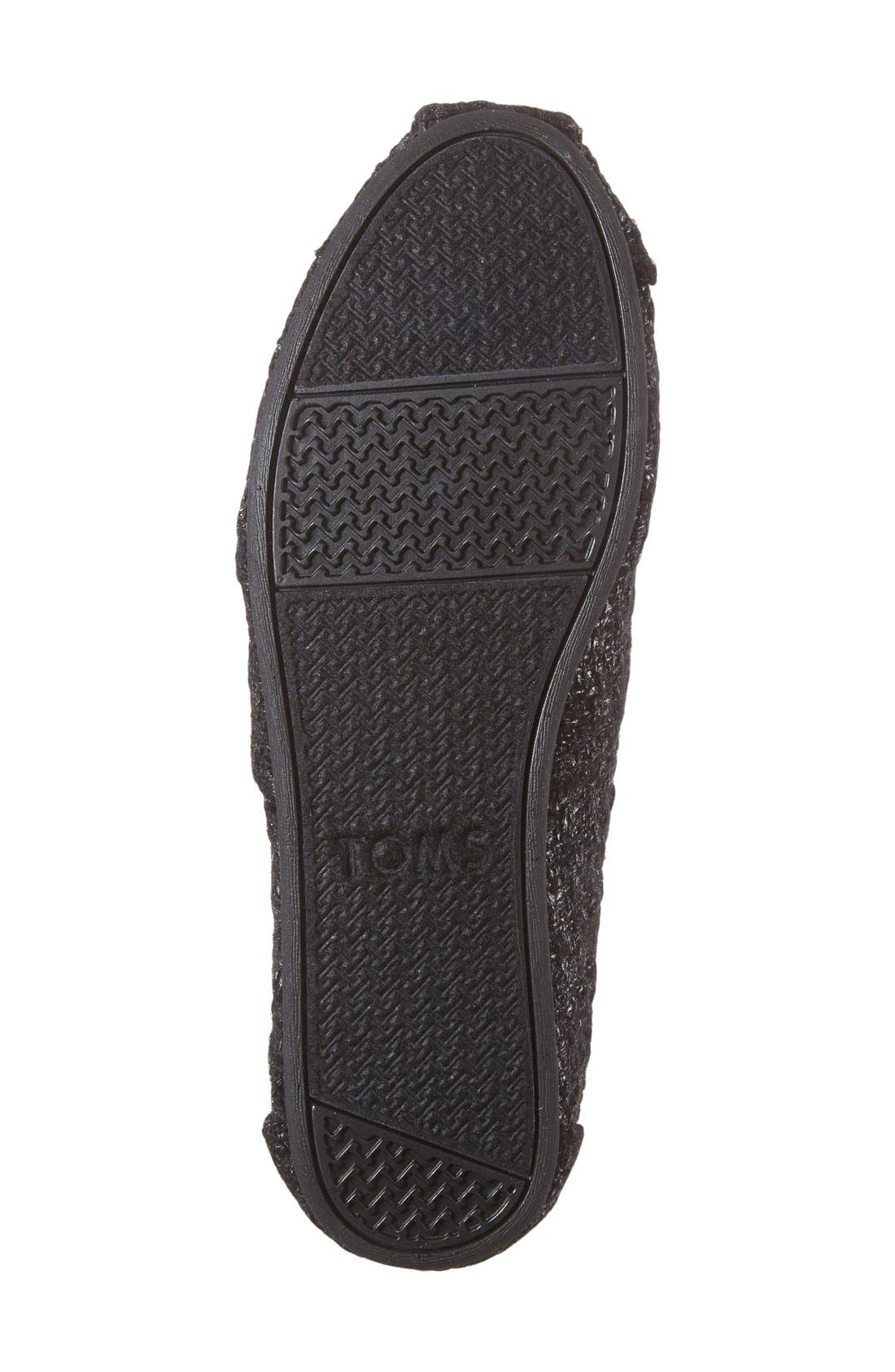 TOMS 'Classic - Glitter' Slip On, Alternate, color, 