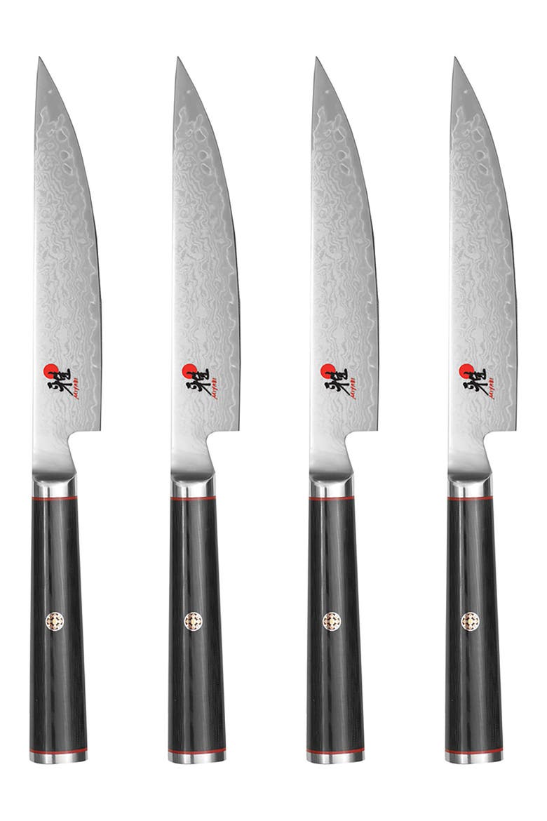 Kaizen 4-Piece Steak Knife Set, Main, color, STAINLESS STEEL