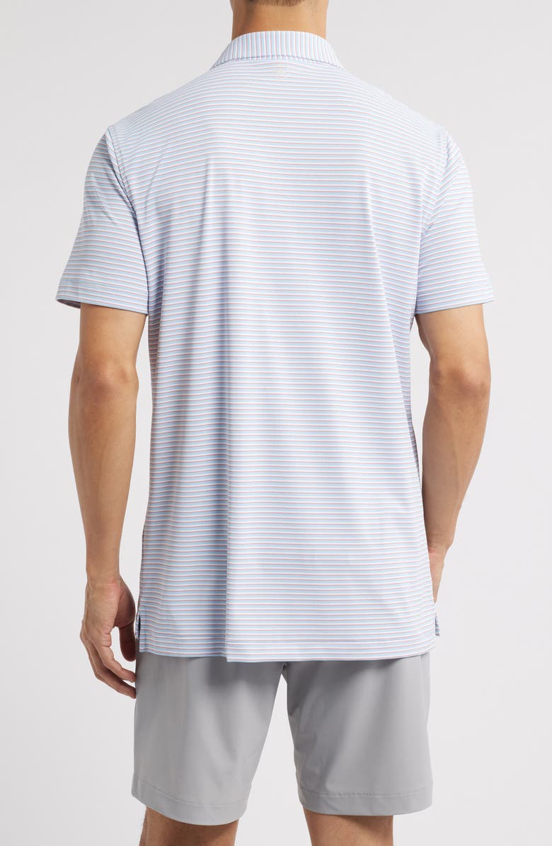 Peter Millar Crown Crafted Tempo Performance Polo, Alternate, color, Blue Frost