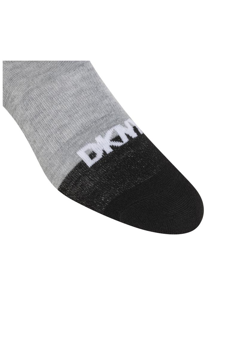 6-Pack Liner Socks, Alternate, color, GREY/ BLACK