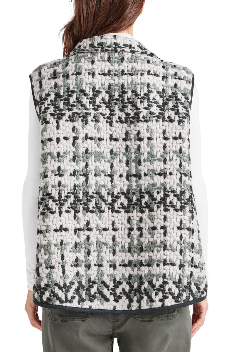 Splendid Basket Weave Vest, Alternate, color, Evergreen Multi