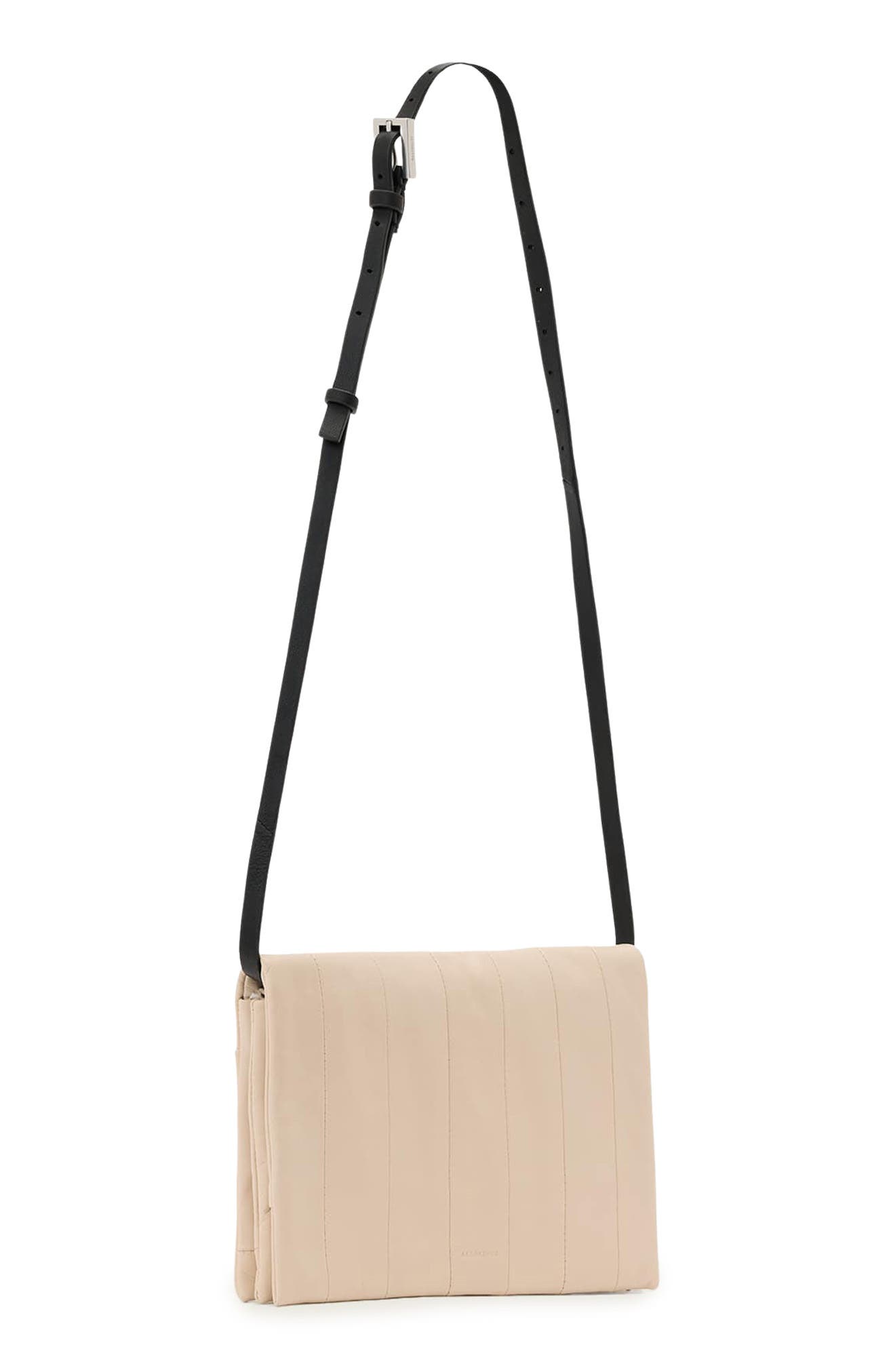 Uma Leather Crossbody Bag, Alternate, color, GYPSUM WHITE