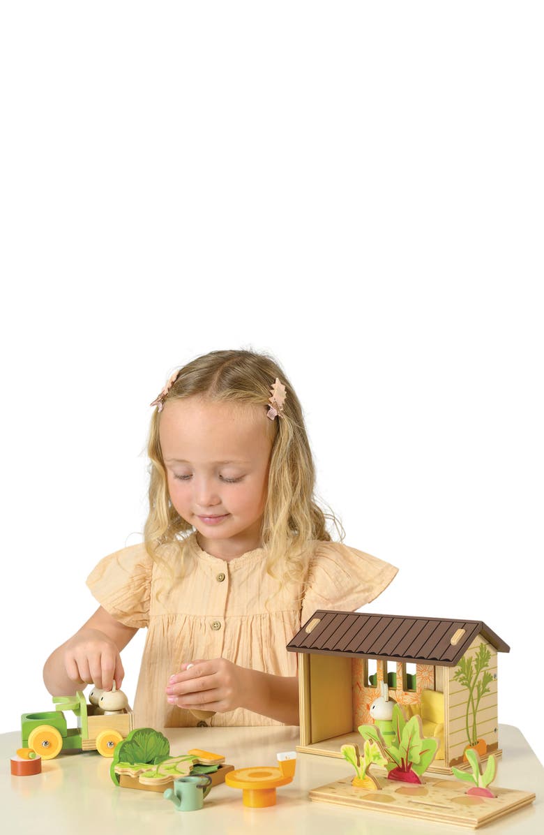 Tender Leaf Toys Bunny's Carrot Patch Playset, Alternate, color, 