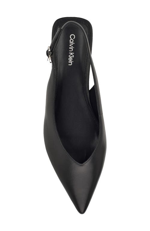 Calvin Klein Galiana Slingback Pointed Toe Flat