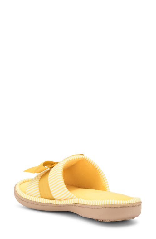 ISOTONER ISOTONER FRUIT CHARM SCUFF SLIPPER 