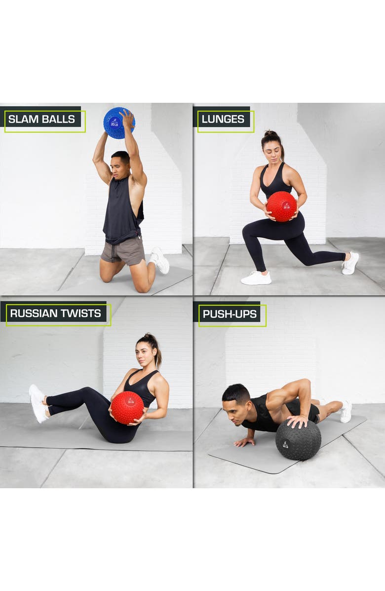 ProsourceFit Tread Slam Ball, Alternate, color, 15 Lb