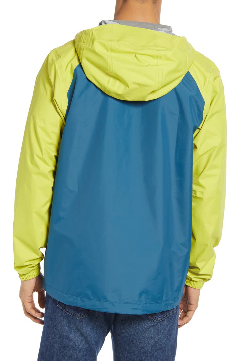 Torrentshell 3L Packable Waterproof Pullover, Alternate, color, CHARTREUSE