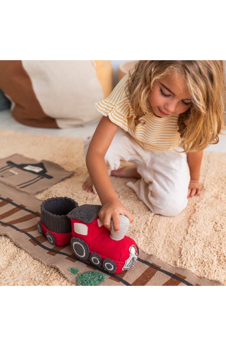 Lorena Canals Soft toy Ride & Roll, Alternate, color, Brown, Natural And Red