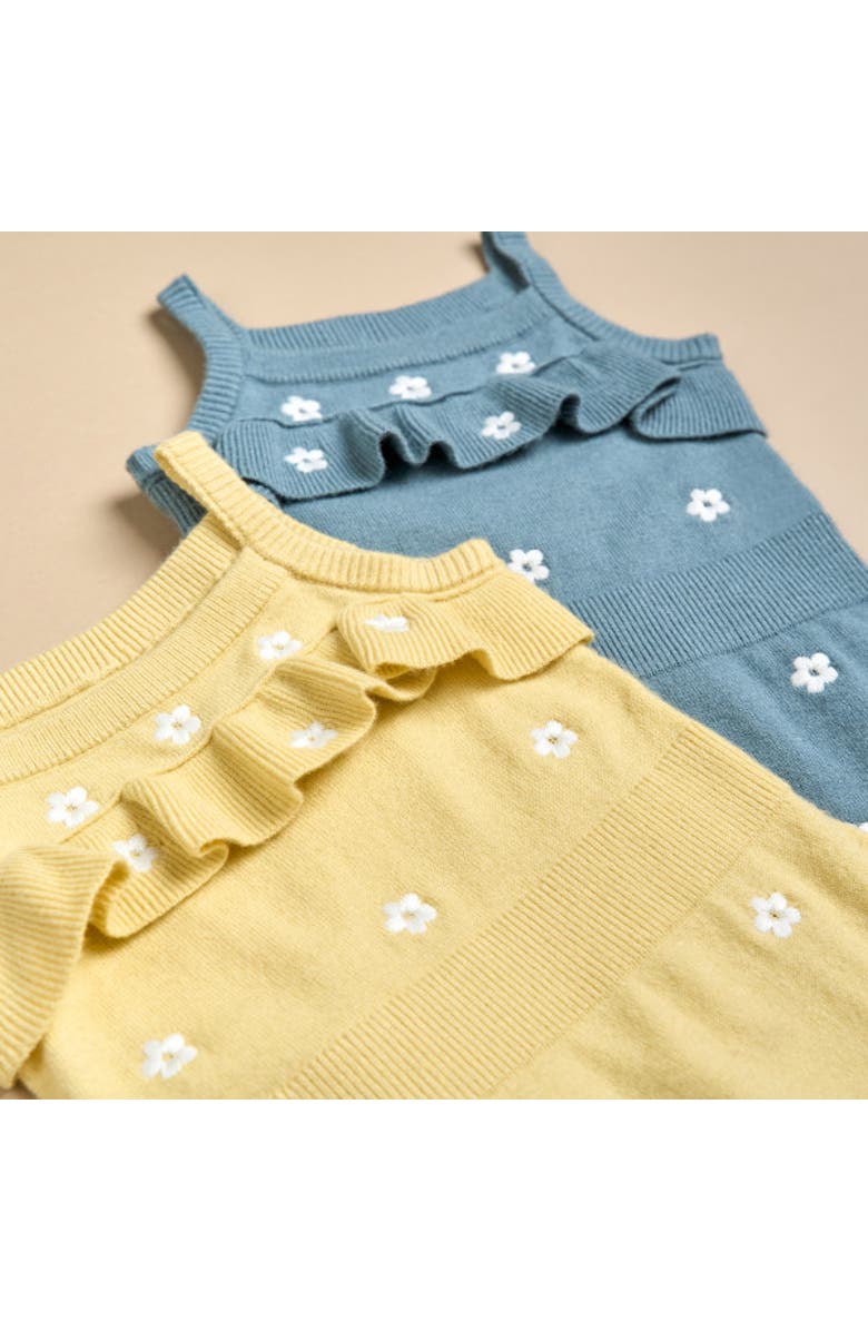 Modern Moments<sup>™</sup> by Gerber Jersey Sunsuits, Alternate, color, Yellow