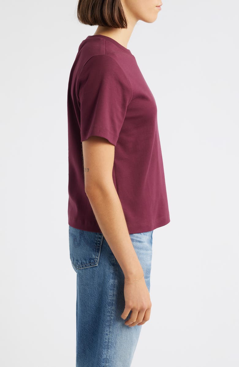 Mavi Jeans Cotton Crewneck T-Shirt, Alternate, color, Windsor Wine