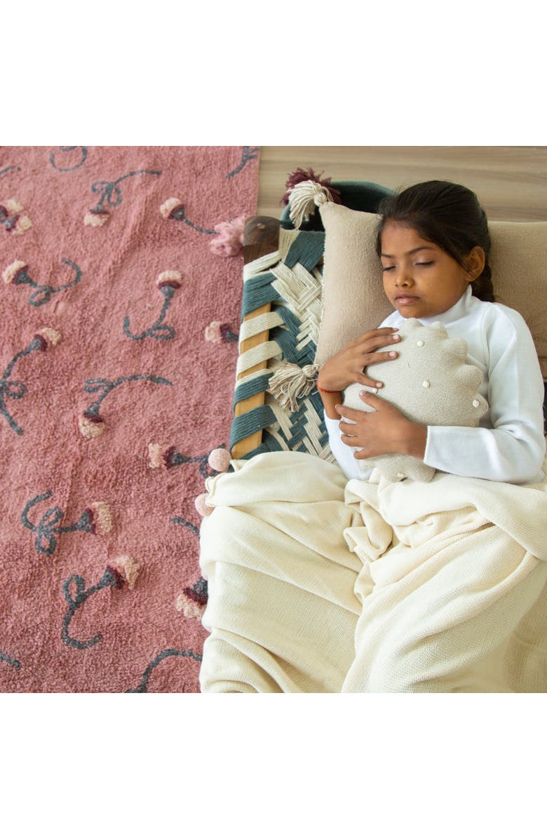 Lorena Canals Washable Rug English Garden Ash Rose, Alternate, color, Rose