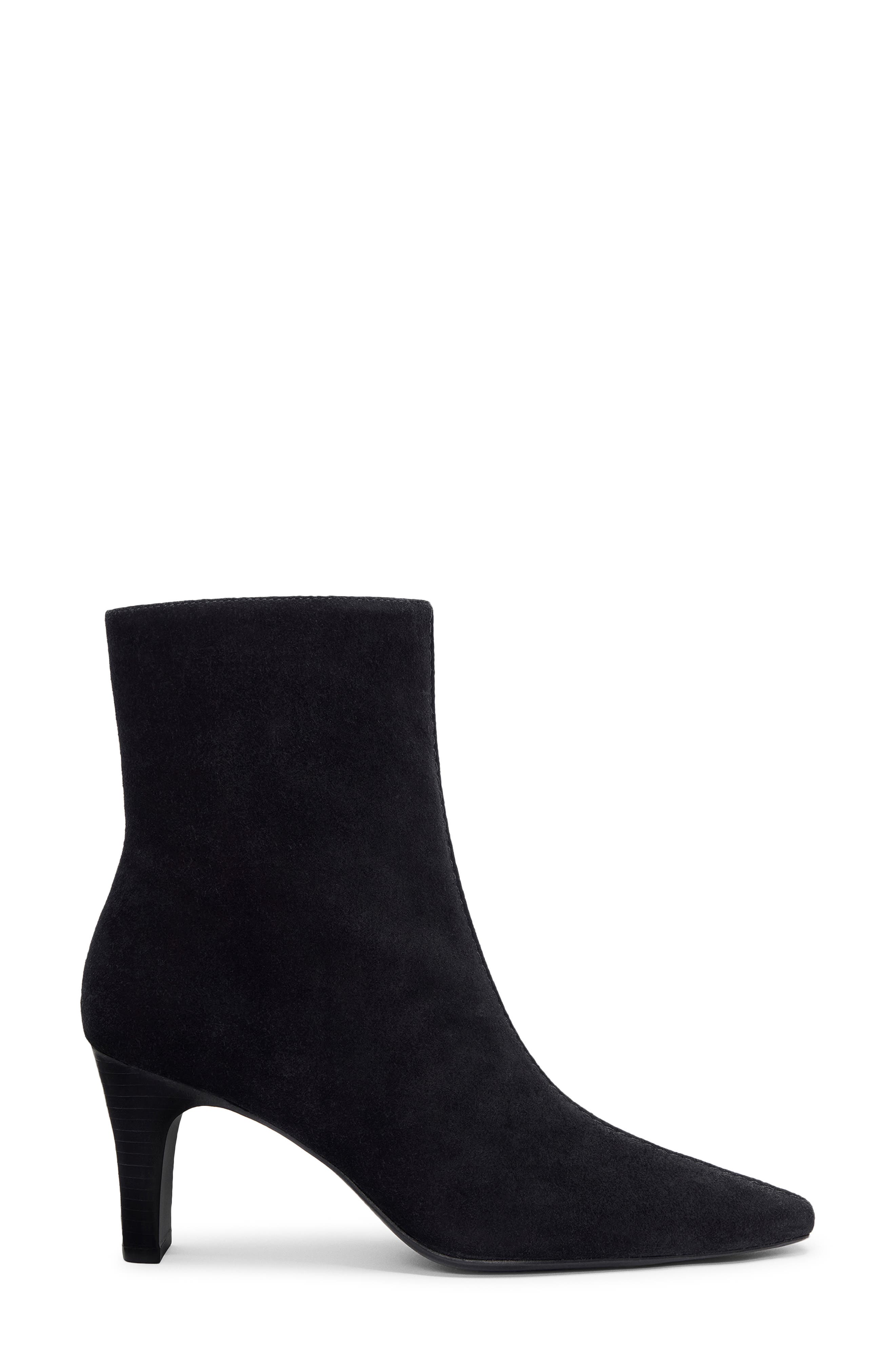 Reformation Tatyana Bootie, Alternate, color, Black Suede