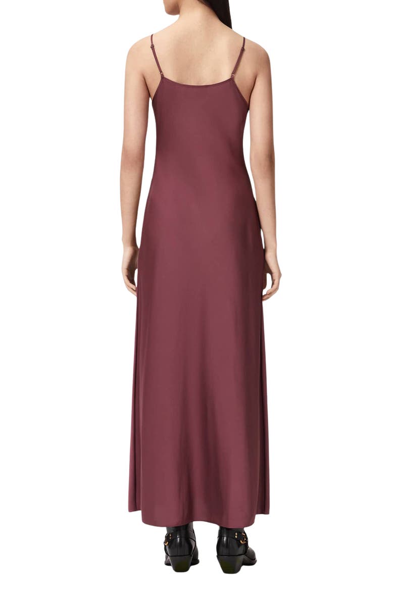 Bryony V-Neck Maxi Slipdress, Alternate, color, RASPBERRY PINK