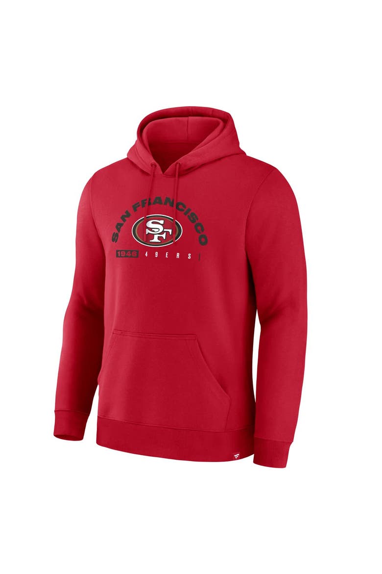 Men's Fanatics Scarlet San Francisco 49ers Delay of Game Legacy Pullover Hoodie, Alternate, color, Scarlet