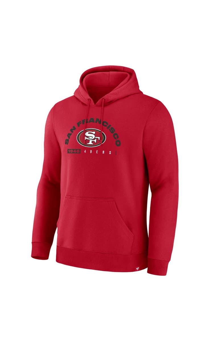FANATICS Men's Fanatics Scarlet San Francisco 49ers Delay of Game Legacy Pullover Hoodie, Alternate, color, Scarlet