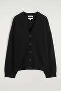 COS Cashmere Relaxed-Fit V-Neck Cardigan