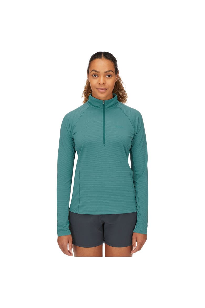 Sonic Long-Sleeve Zip T-Shirt - Women's, Main, color, Eucalyptus