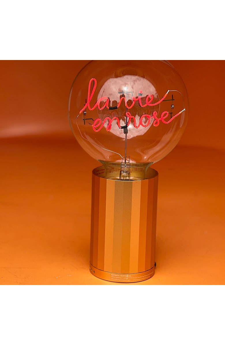 MITB La Vie En Rose Portable Table Lamp, Alternate, color, Gold