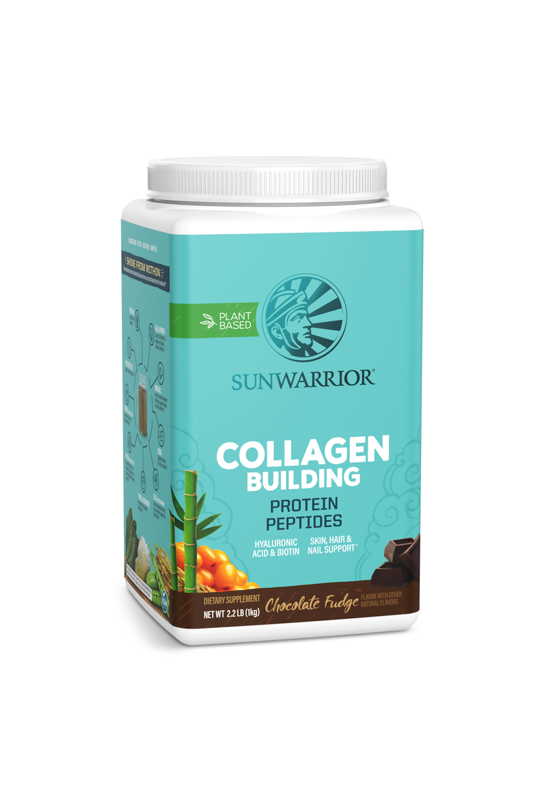 Collagen Building Protein Peptides Powder, Chocolate Fudge, 1kg, Main, color, No Color