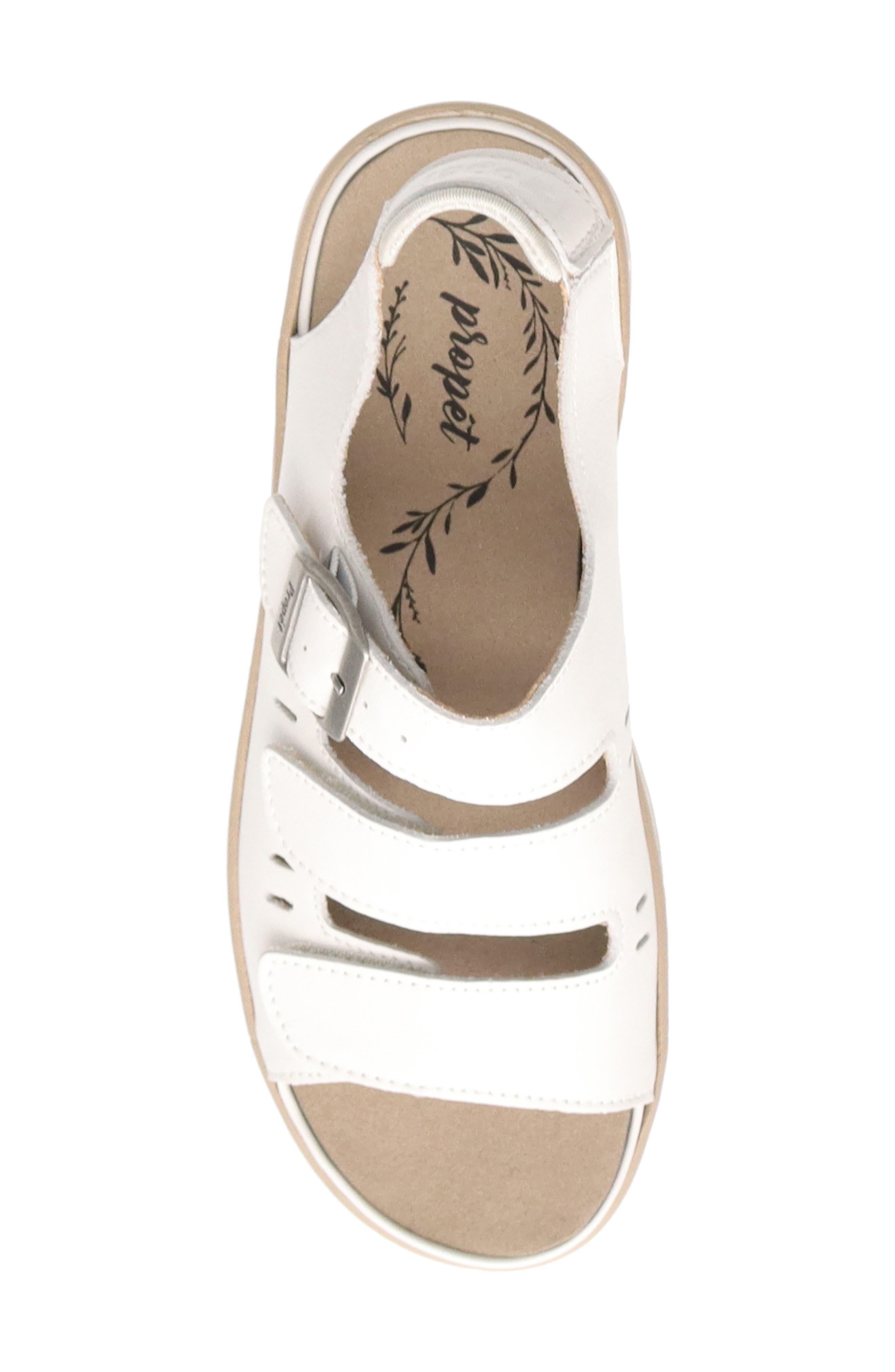 Breezy Walker Sandal, Alternate, color, WHITE ONYX