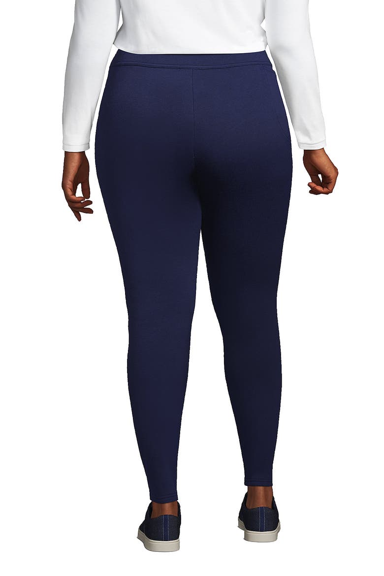 High Rise Serious Sweats Fleece Lined Pocket Leggings, Alternate, color, Deep Sea Navy