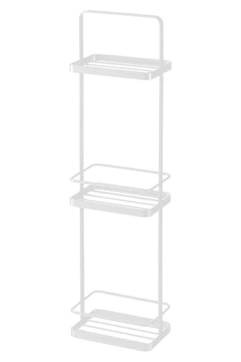 Shower Caddy, Main, color, WHITE