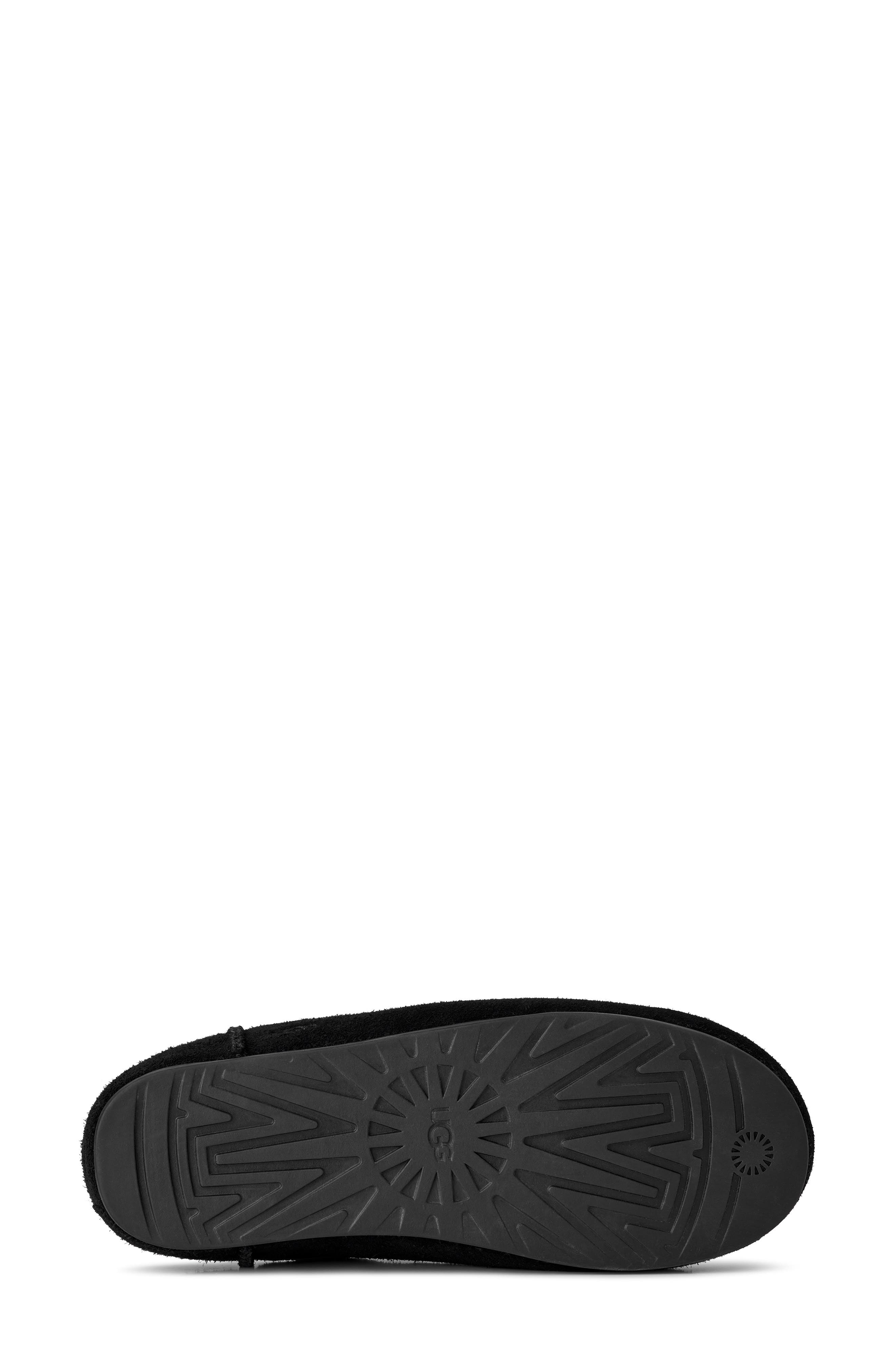UGG<sup>®</sup> Elea Waterproof Suede Slipper, Alternate, color, Black