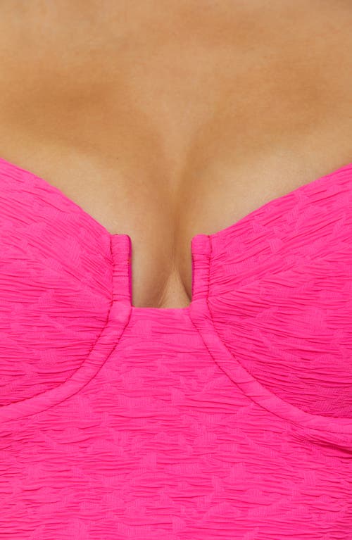 Trina Turk Indio Underwire One-piece Swimsuit In Love All Pink