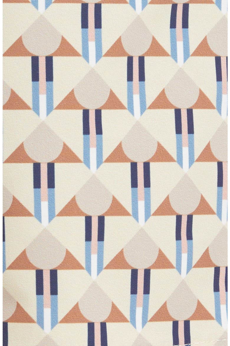 Print Swim Trunks, Alternate, color, SAND