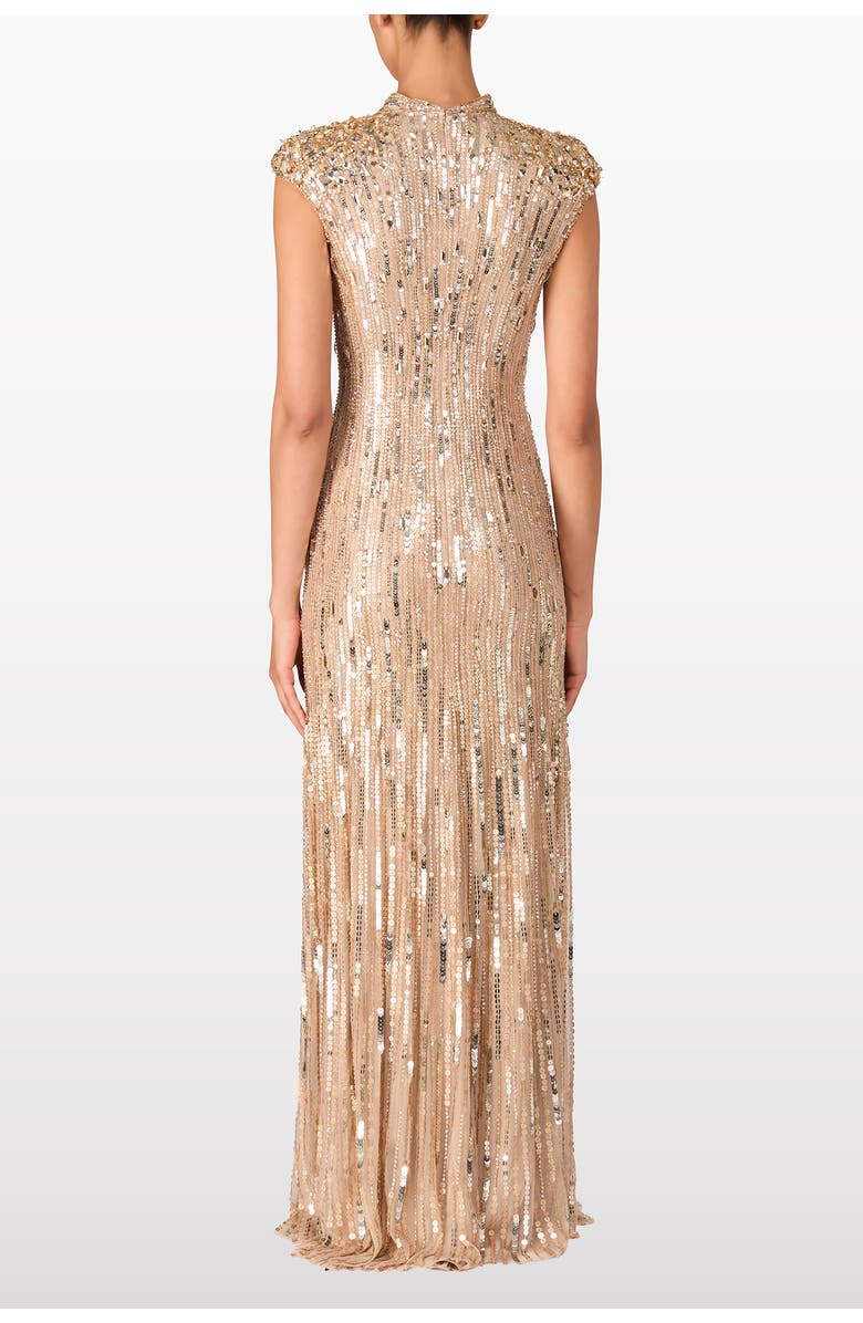Jenny Packham Ernest Maxi Dress, Alternate, color, Cashmere