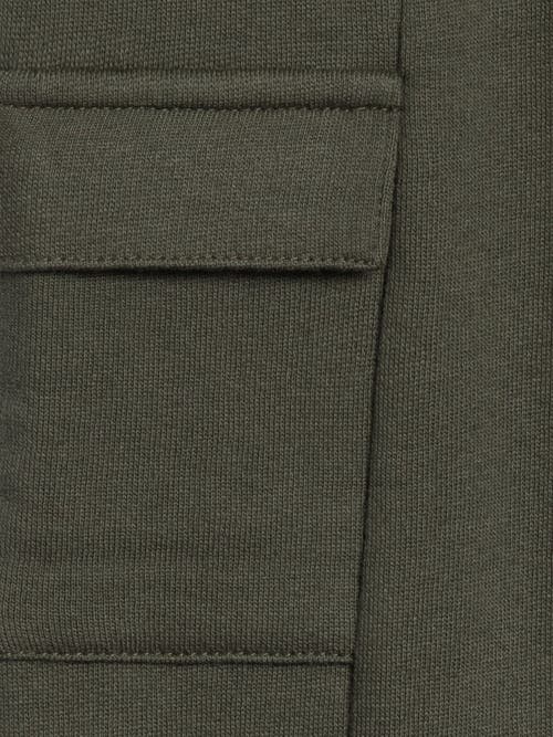 Kendi Dallis Fleece Cargo Sweatpants In Green